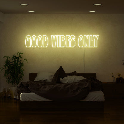 Good Vibes Only Ii Led Neon Sign | Shineneon