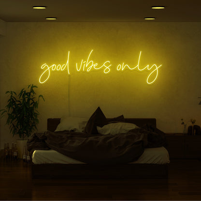 Good Vibes Only Led Neon Sign | Shineneon