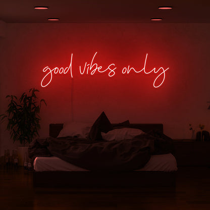 Good Vibes Only Led Neon Sign | Shineneon
