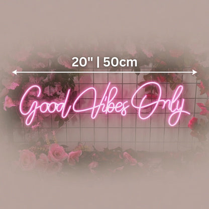 Good Vibes Only LED Neon Sign Bedroom Decor Wall Neon Sign - Shineneon