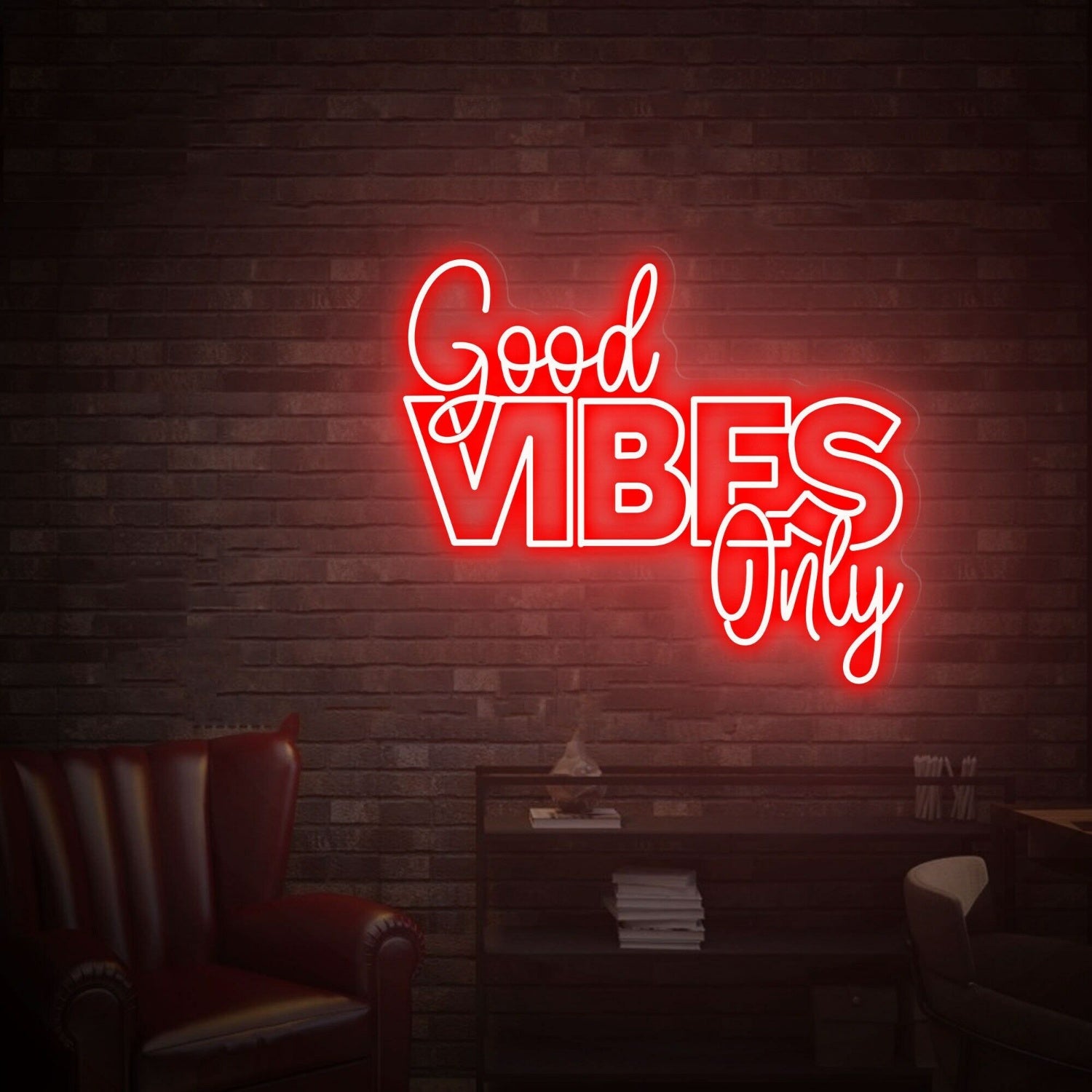 Good Vibes Only Led Neon Sign For Bars | Shineneon