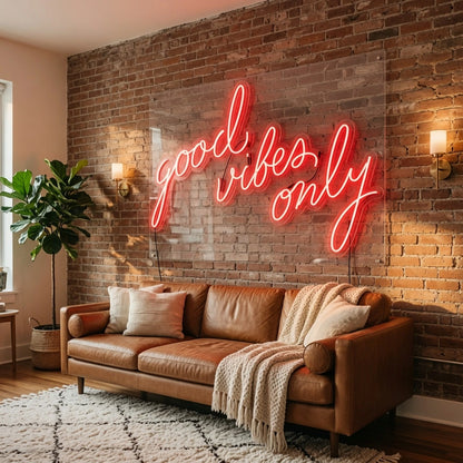 Good Vibes Only LED Neon Sign Home Art - 02 High-Converting Product Image