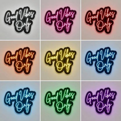 Good Vibes Only LED Neon Sign Home Decor - Shineneon