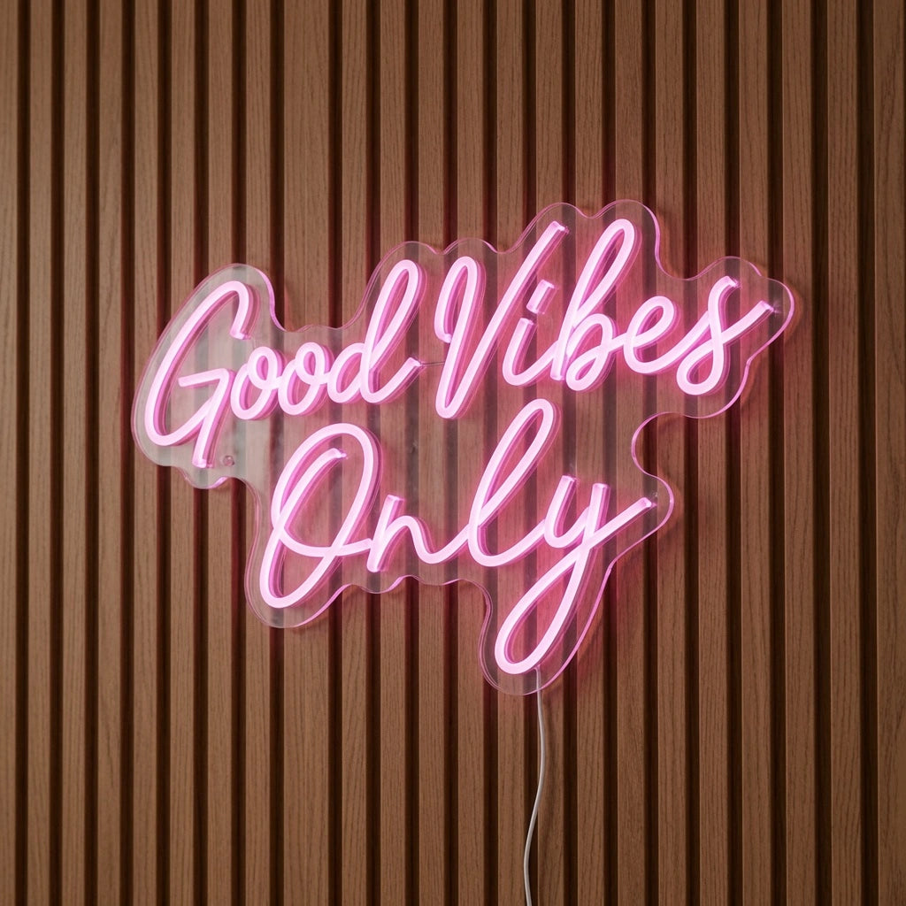 Good Vibes Only LED Neon Sign Home Decor Wall Decor - 01 Original Product Image