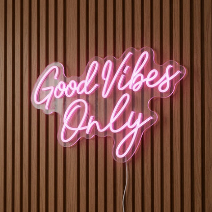 Good Vibes Only LED Neon Sign Home Decor Wall Decor - 01 Original Product Image