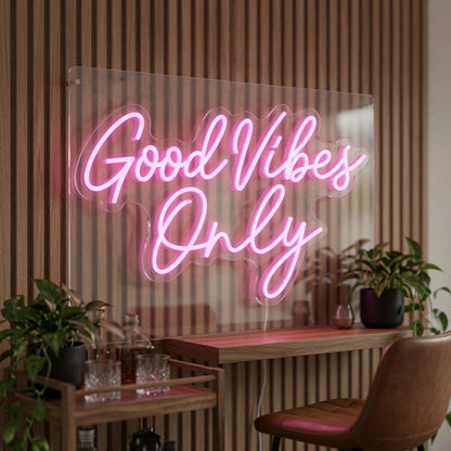 Good Vibes Only LED Neon Sign Home Decor Wall Decor - 02 High-Converting Product Image