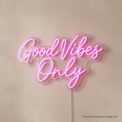 Good Vibes Only LED Neon Sign Home Decor Wall Decor - Shineneon