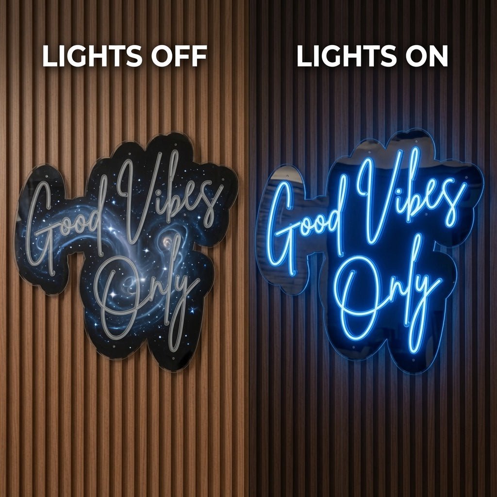 Good Vibes Only LED Neon Sign Home Decor Wall Neon Sign - Shineneon