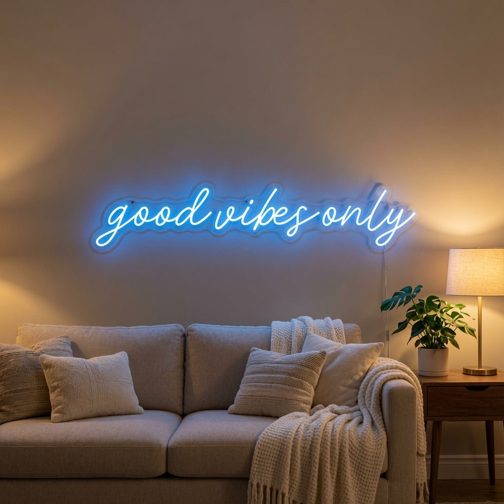 Good Vibes Only LED Neon Sign Home Wall Art - Shineneon
