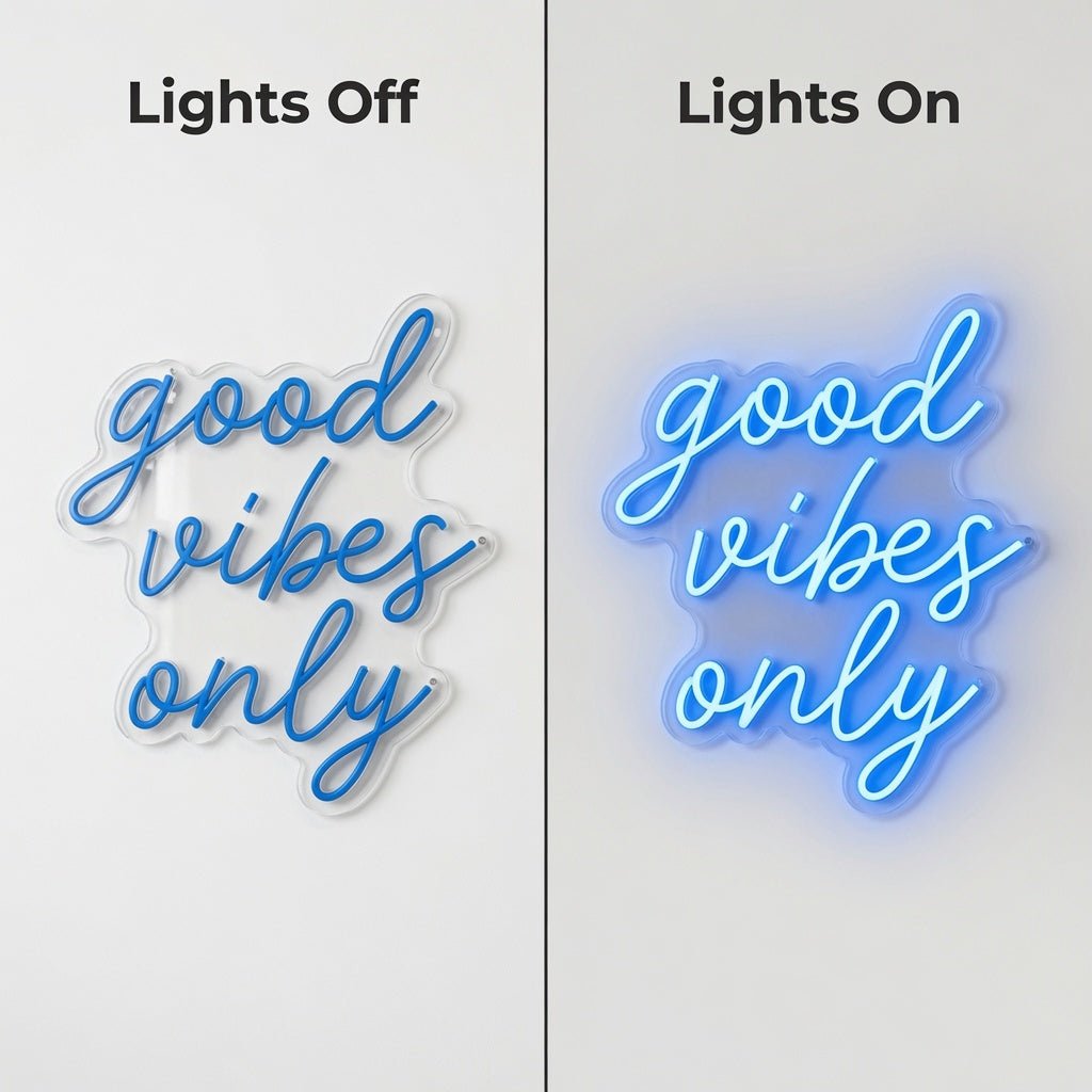 Good Vibes Only LED Neon Sign Home Wall Art - Shineneon