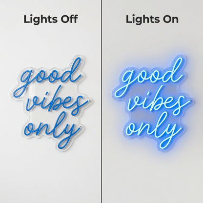 Good Vibes Only LED Neon Sign Home Wall Art - Shineneon