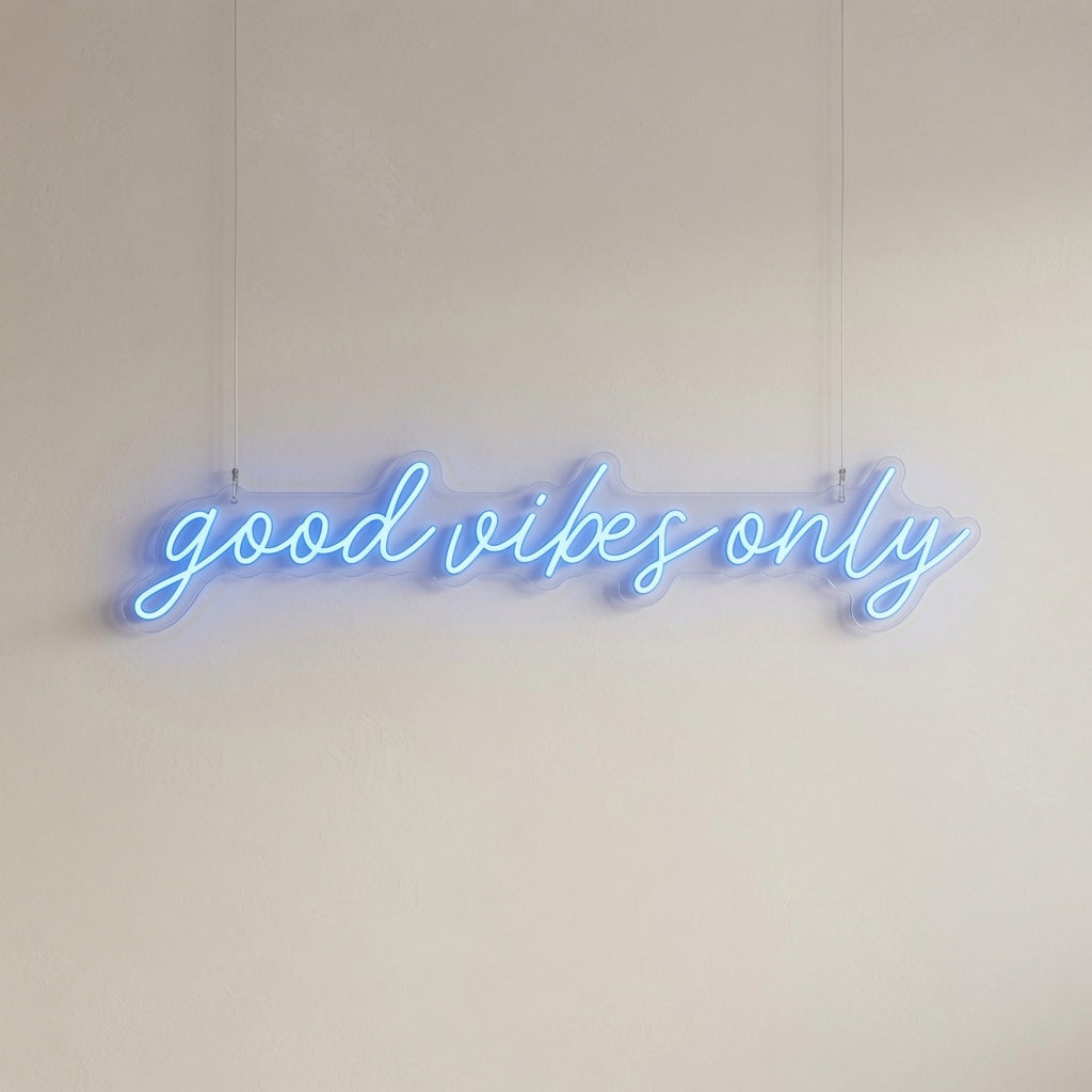 Good Vibes Only LED Neon Sign Home Wall Art Wall Neon Sign - 02 High-Converting Product Image