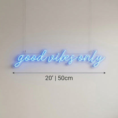Good Vibes Only LED Neon Sign Home Wall Art Wall Neon Sign - 04 Size Image