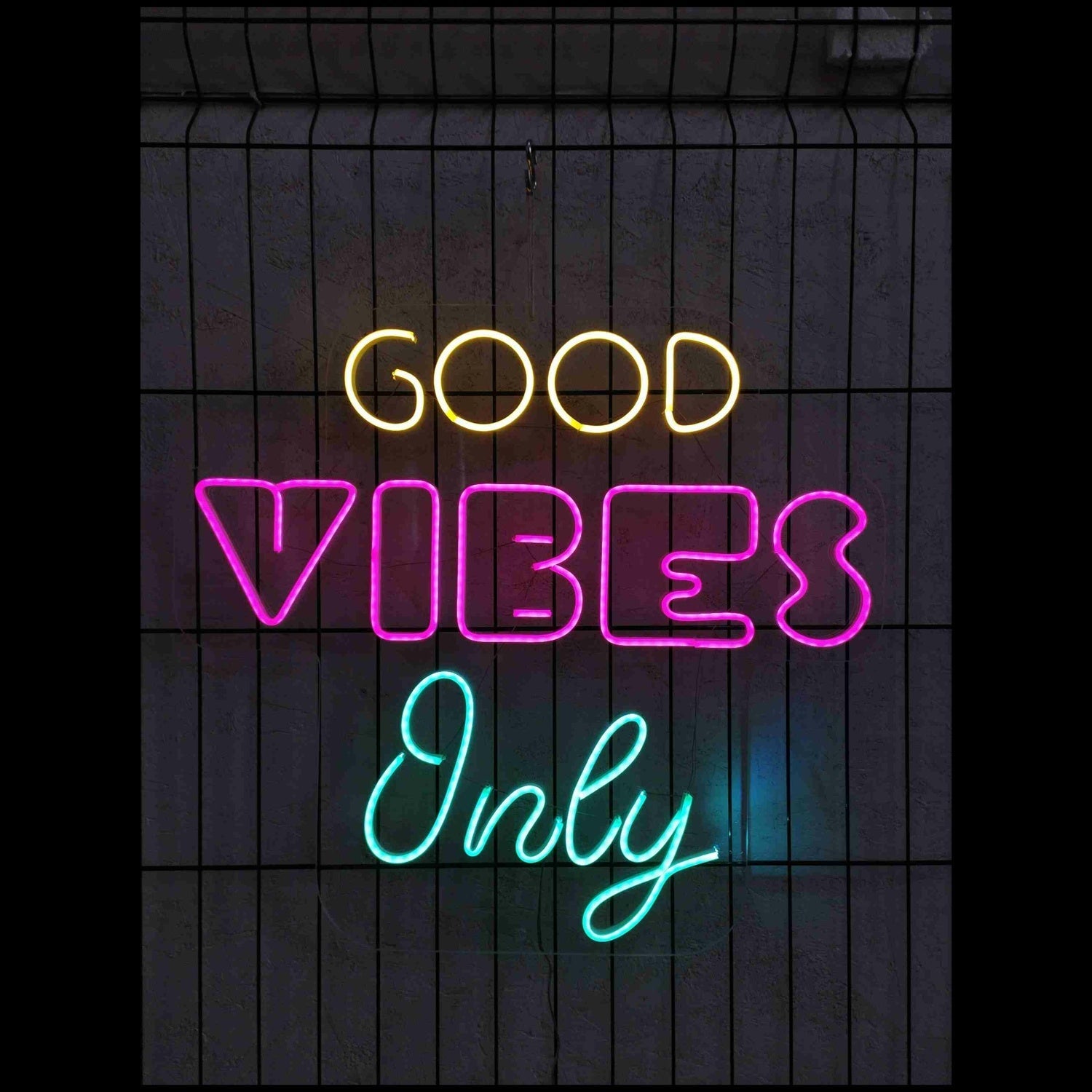 Good Vibes Only Led Neon Sign Ideal For Home Decor Office - Shineneon