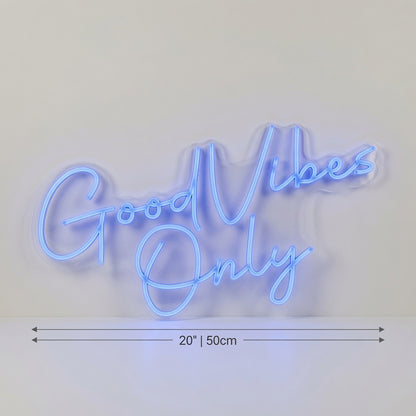 Good Vibes Only LED Neon Sign Living Room Decor - 04 Size Image