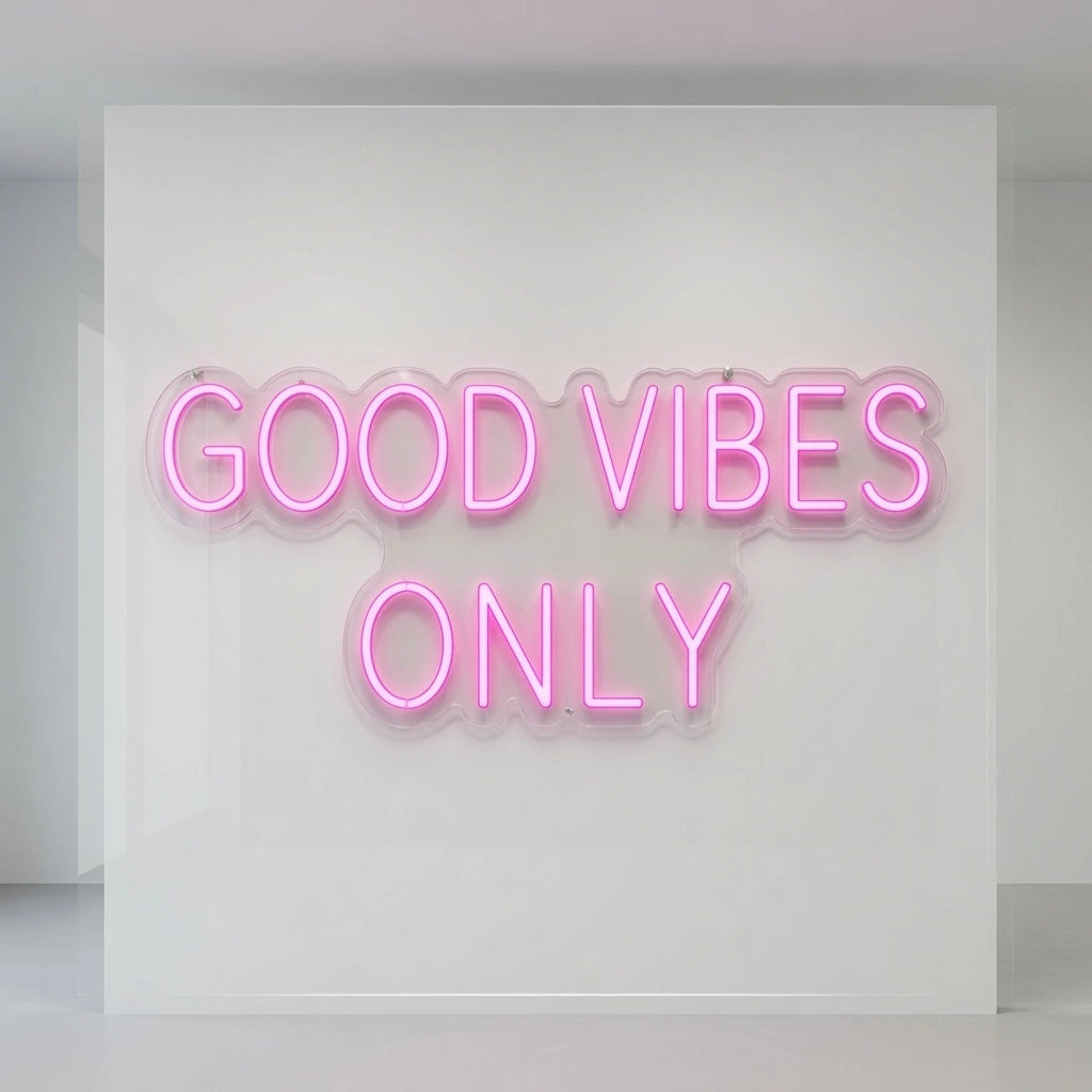 Good Vibes Only LED Neon Sign Living Room Decor Wall Decor - 01 Original Product Image