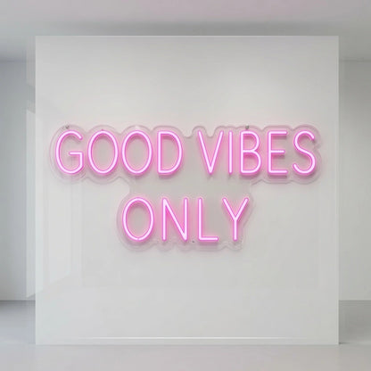 Good Vibes Only LED Neon Sign Living Room Decor Wall Decor - 01 Original Product Image