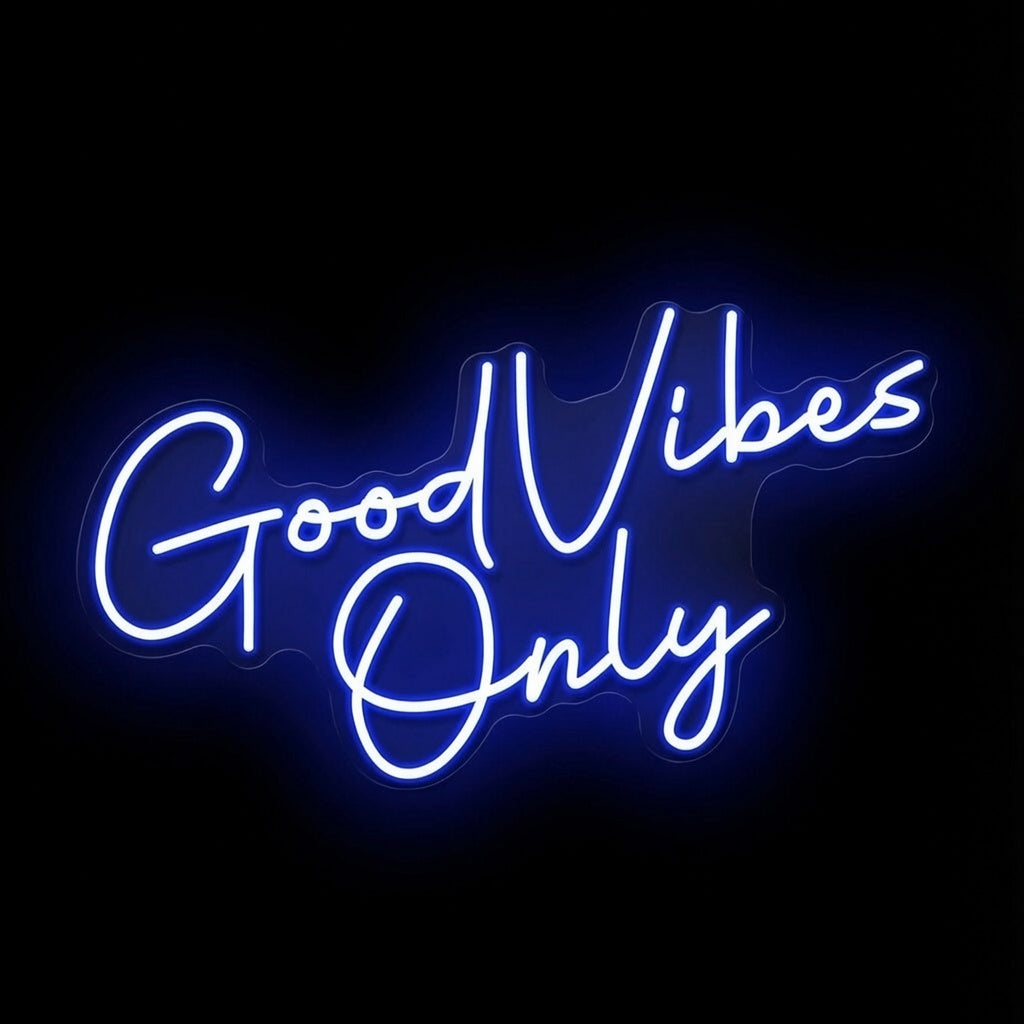 Good Vibes Only LED Neon Sign Living Room Decor Wall Neon Sign - 01 Original Product Image