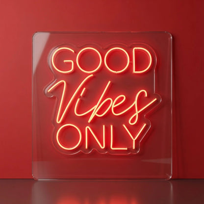 Good Vibes Only LED Neon Sign Wall Art Wall Decor - 01 Original Product Image