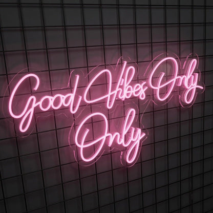 Good Vibes Only LED Neon Sign Wall Art Wall Neon Sign - Shineneon