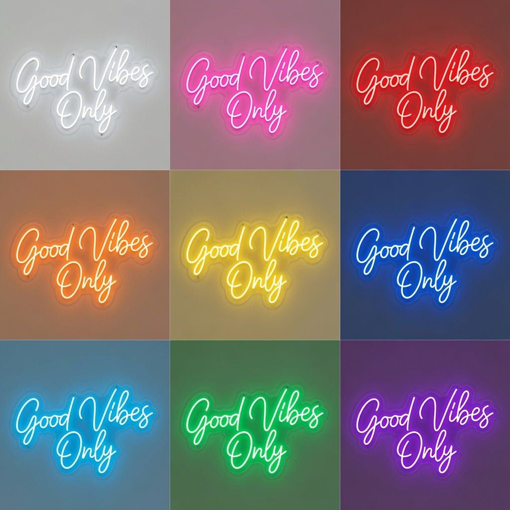 Good Vibes Only LED Neon Sign Wall Art Wall Neon Sign - Shineneon