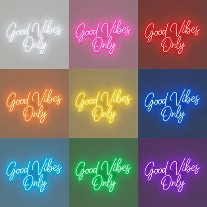 Good Vibes Only LED Neon Sign Wall Art Wall Neon Sign - Shineneon