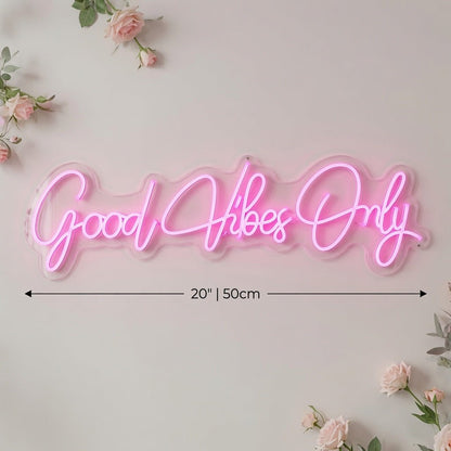 Good Vibes Only LED Neon Sign Wall Art Wall Neon Sign - Shineneon