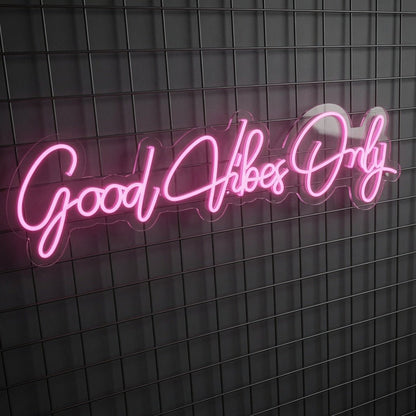 Good Vibes Only LED Neon Sign Wall Art Wall Neon Sign - Shineneon
