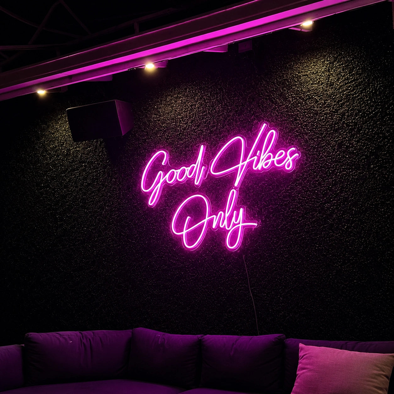 Good Vibes Only LED Neon Sign Wall Decor - 01 Original Product Image