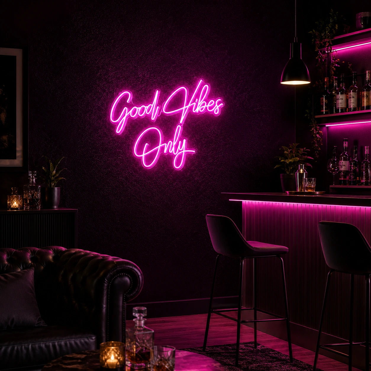 Good Vibes Only LED Neon Sign Wall Decor - 02 High-Converting Product Image