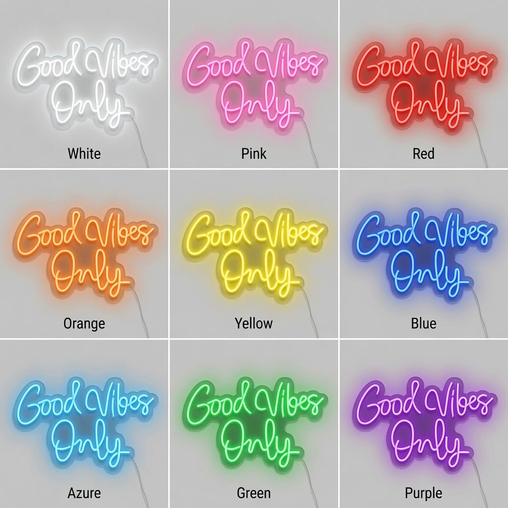 Good Vibes Only LED Neon Sign Wall Neon Sign - Shineneon