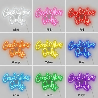 Good Vibes Only LED Neon Sign Wall Neon Sign - Shineneon