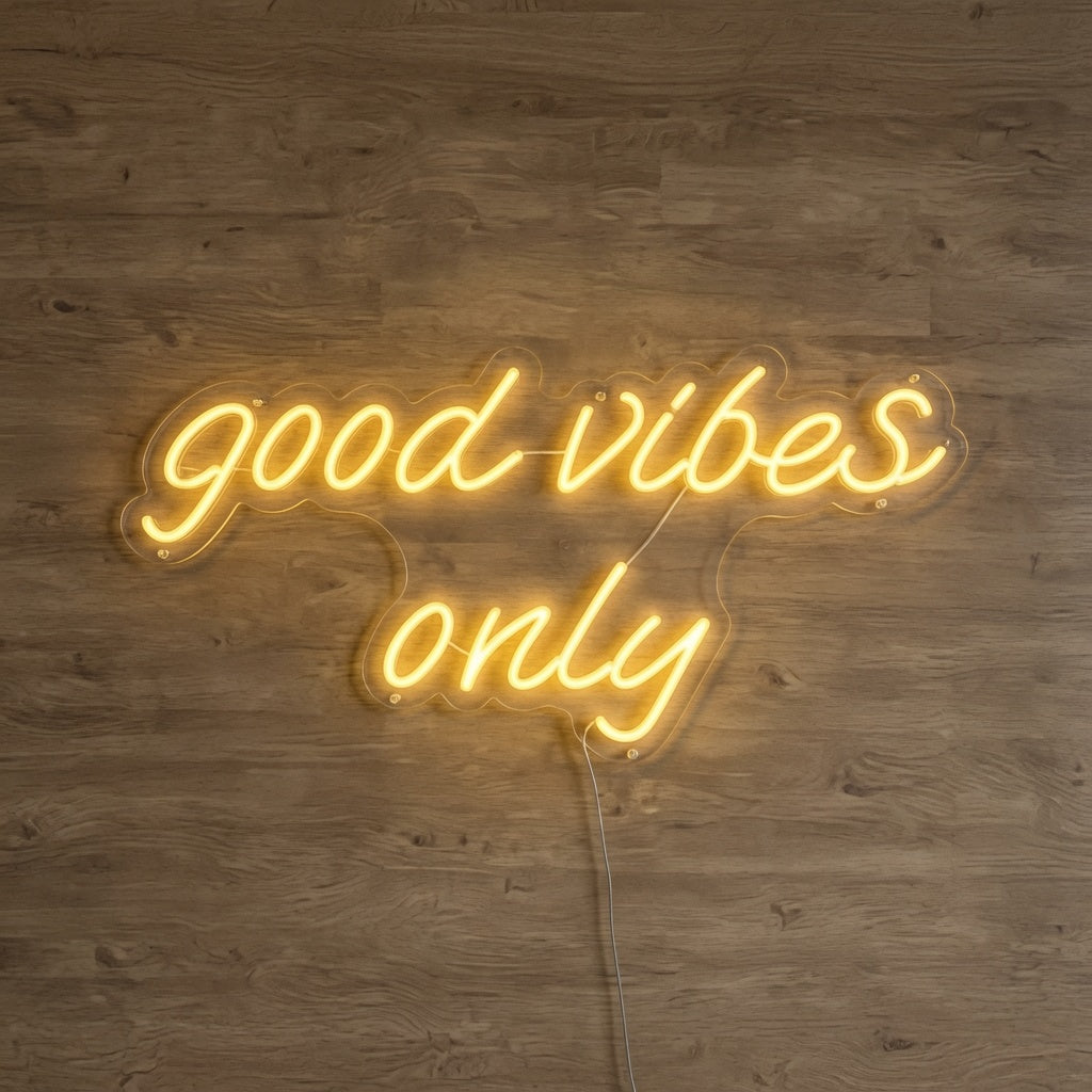 Good Vibes Only Modern LED Neon Sign - 02 High-Converting Product Image