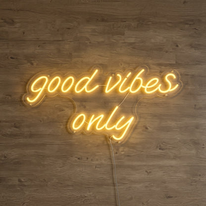 Good Vibes Only Modern LED Neon Sign - 02 High-Converting Product Image