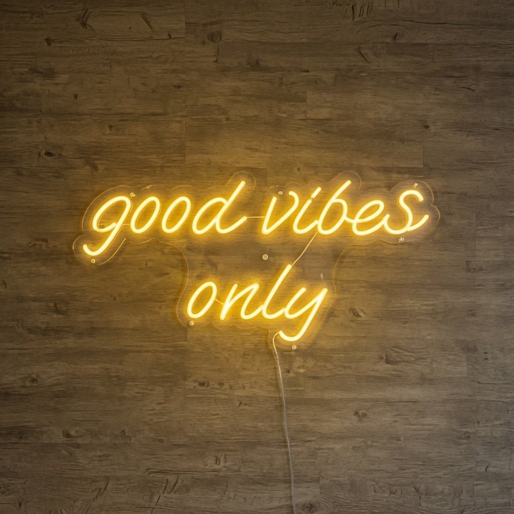 Good Vibes Only Modern LED Neon Sign - Shineneon