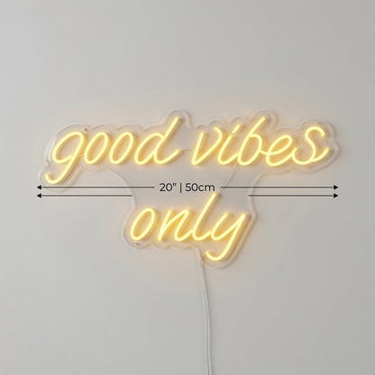 Good Vibes Only Modern LED Neon Sign - Shineneon