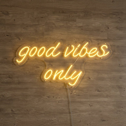 Good Vibes Only Modern LED Neon Sign - Shineneon