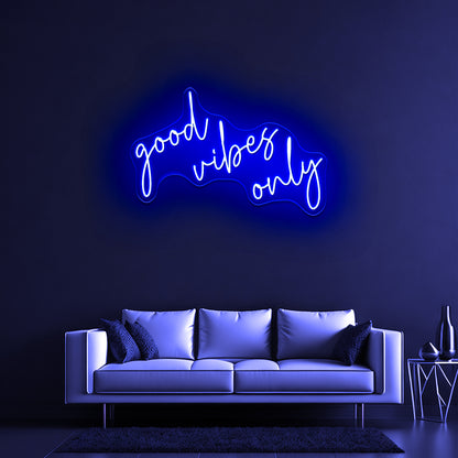 Good Vibes Only Neon Letter Signs