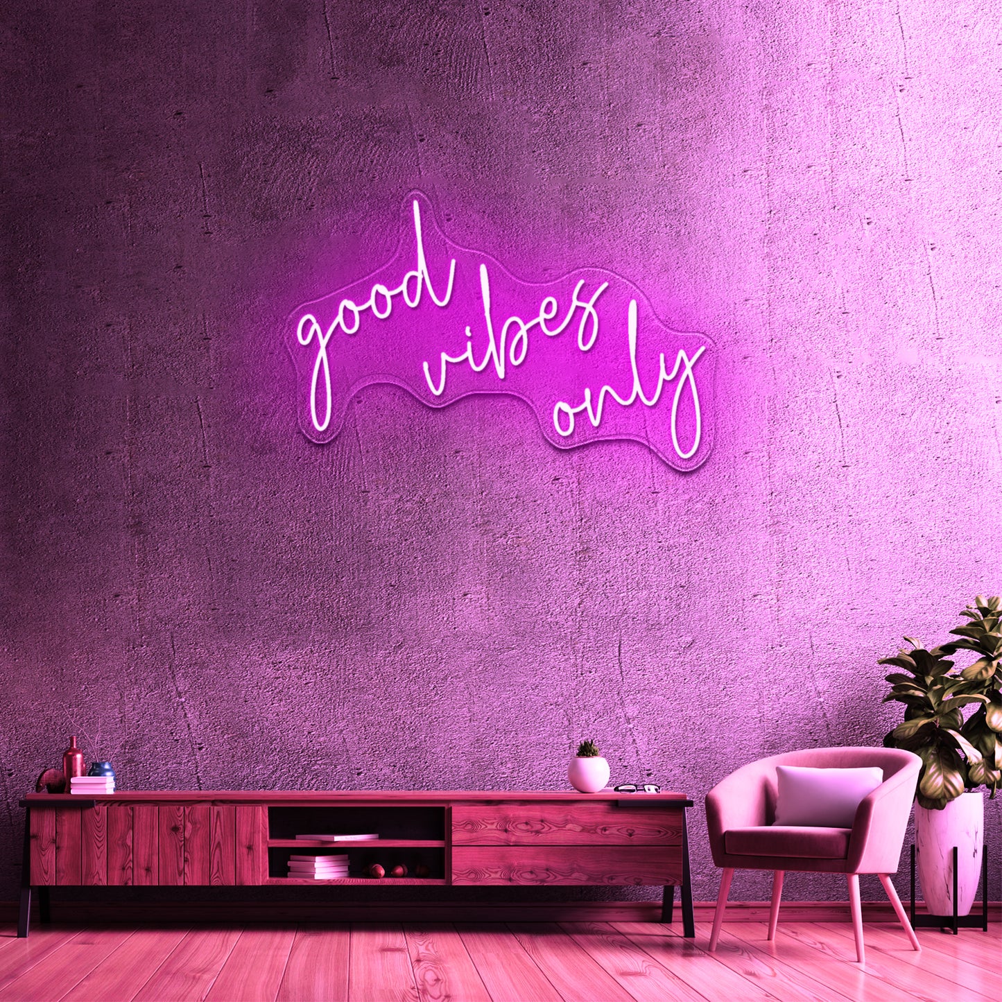 Good Vibes Only Neon Letter Signs