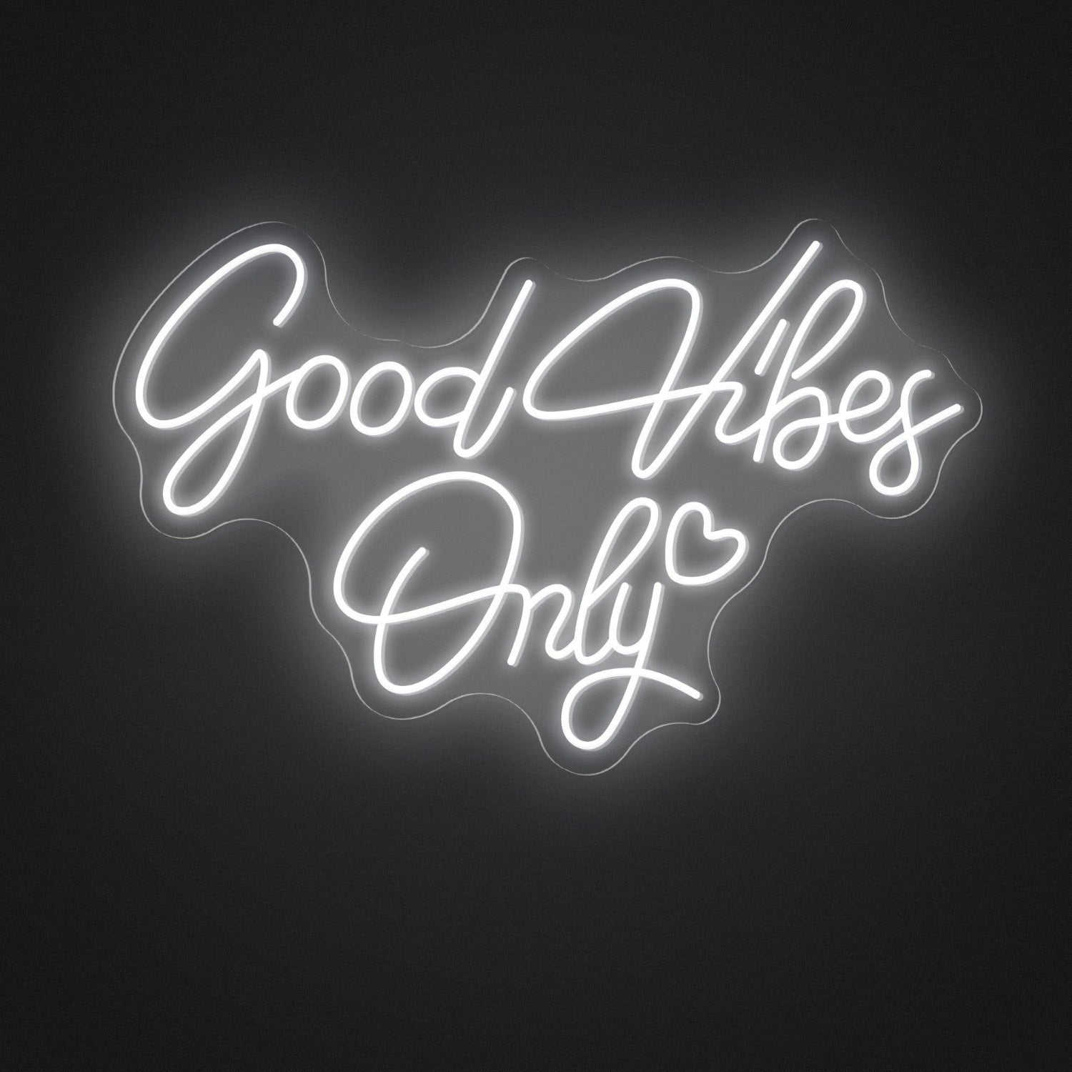Good Vibes Only Pink Blue Led Neon Sign For Bedroom Cafe Decor | Shineneon