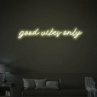 Good Vibes Only Positive Neon For Welcoming Environments | Shineneon