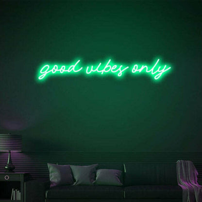 Good Vibes Only Positive Neon For Welcoming Environments | Shineneon