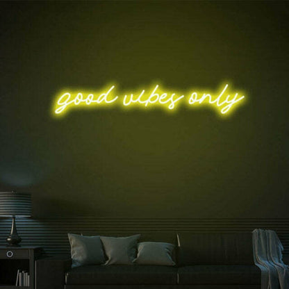 Good Vibes Only Positive Neon For Welcoming Environments | Shineneon
