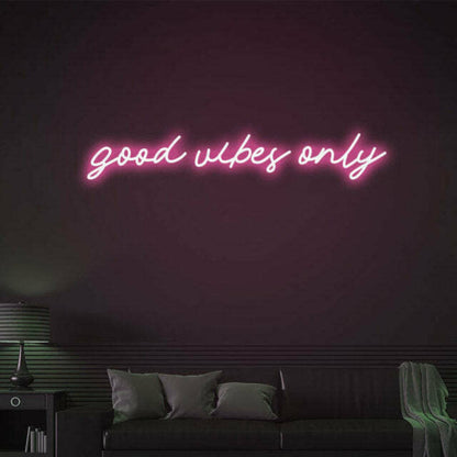 Good Vibes Only Positive Neon For Welcoming Environments | Shineneon