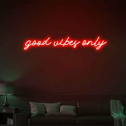 Good Vibes Only Positive Neon For Welcoming Environments | Shineneon