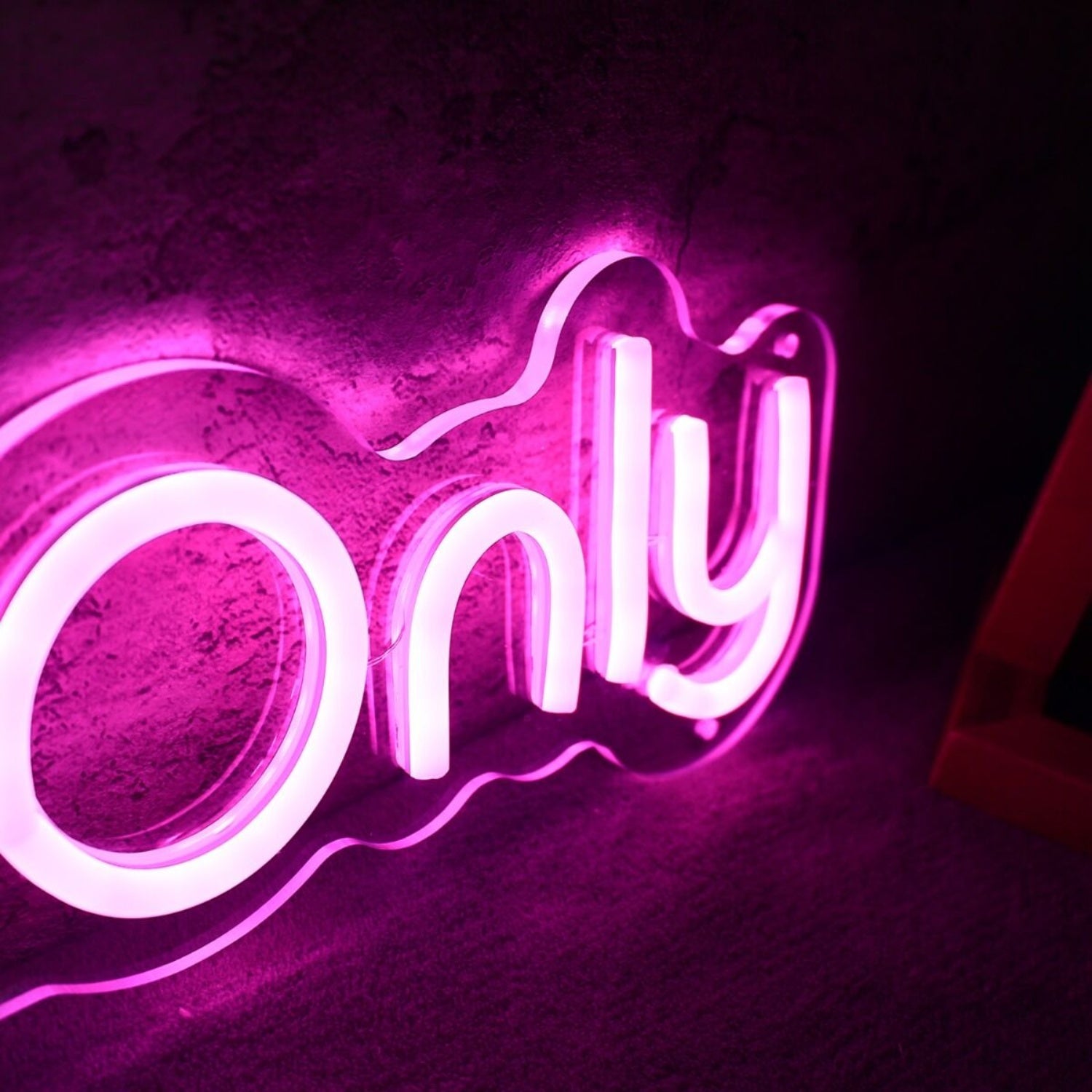 Good Vibes Only Purple Led Neon Sign - Shineneon