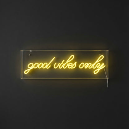 Good Vibes Only Room Wall Decor LED Neon Sign - 01 Original Product Image