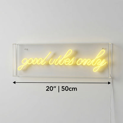 Good Vibes Only Room Wall Decor LED Neon Sign - Shineneon