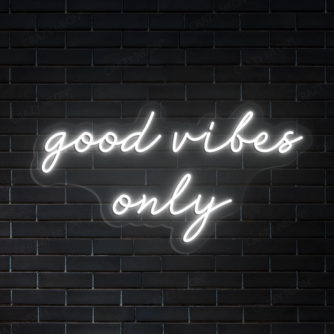 Good Vibes Only Sign Wall Art | Shineneon