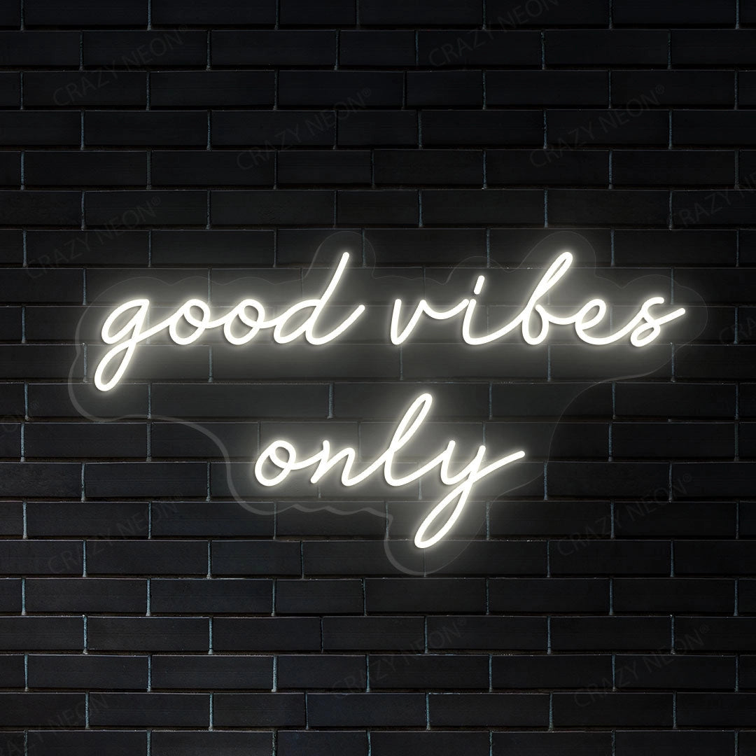 Good Vibes Only Sign Wall Art | Shineneon